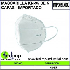 MASCARILLA KN95 DE 5 CAPAS...