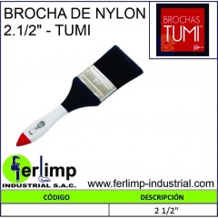 BROCHA DE NYLON 2.1/2"- TUMI