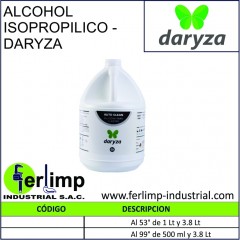 ALCOHOL ISOPROPILICO - DARYZA