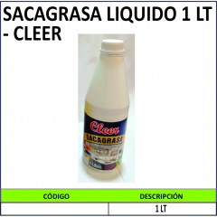 SACAGRASA LIQUIDO 1 LT - CLEER