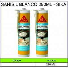 SANISIL BLANCO 280ML - SIKA