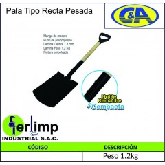 PALA TIPO RECTA PESADA - C&A
