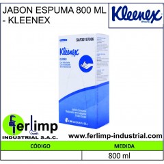 JABON ESPUMA 800 ML - KLEENEX