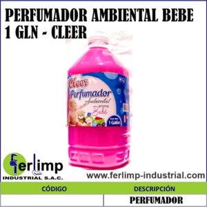 PERFUMADOR AMBIENTAL BEBE 1 GLN - CLEER